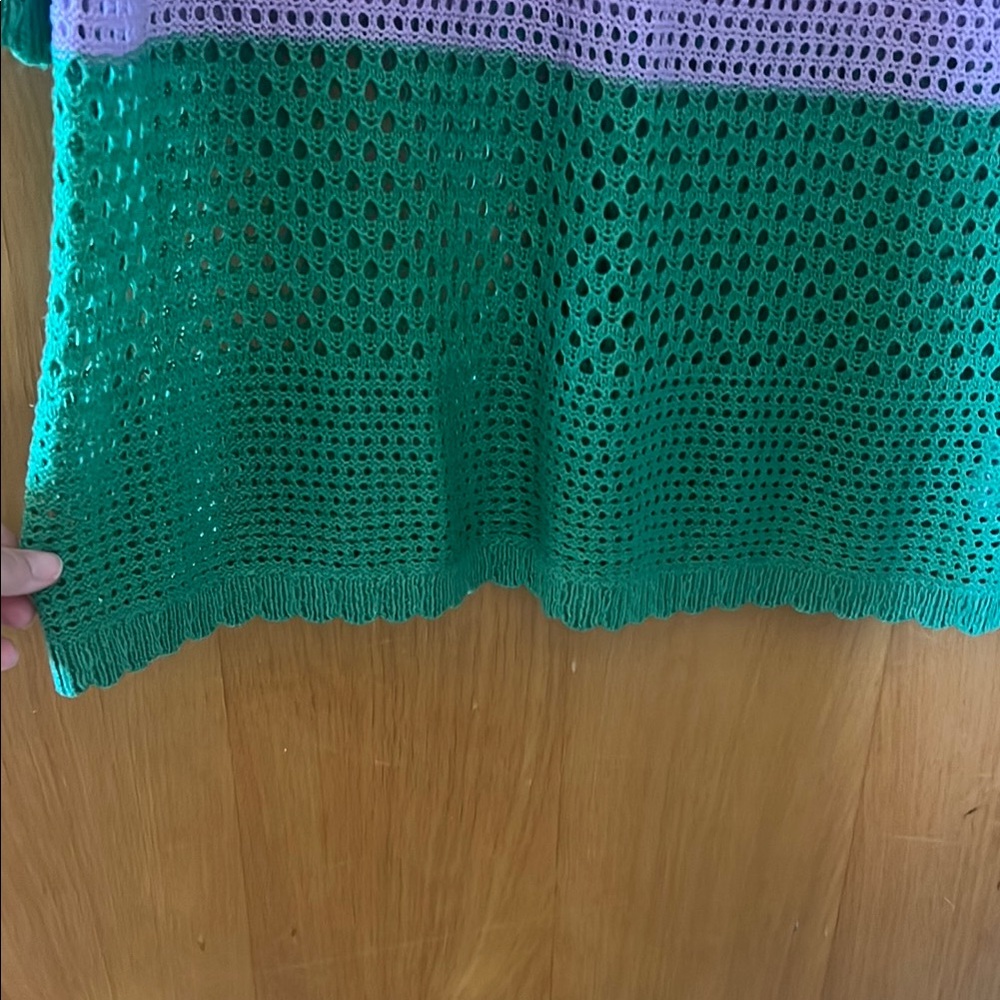 Multicolor Striped Knit Cover-Up - Picture 5 of 6